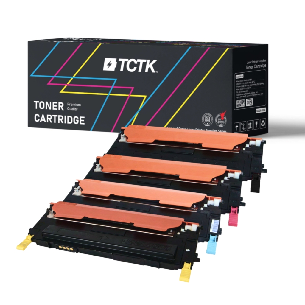 Multipack (4) Toners CMYK (Cyaan/Magenta/Geel/Zwart) Compatibel met Samsung CLP, CLX - Vervangt CLT-C4092S (SU005A)